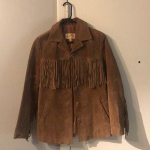 Scully Genuine Leather Suede Fringe Jacket